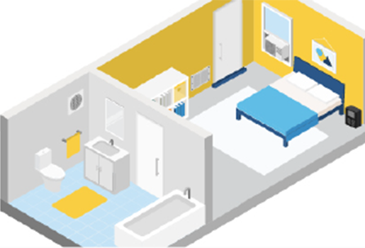 If someone in your household contracts coronavirus (COVID-19) or is a high-risk individual, creating a separate space with good air circulation can help reduce exposure of unwanted virus particles between those in the home.
