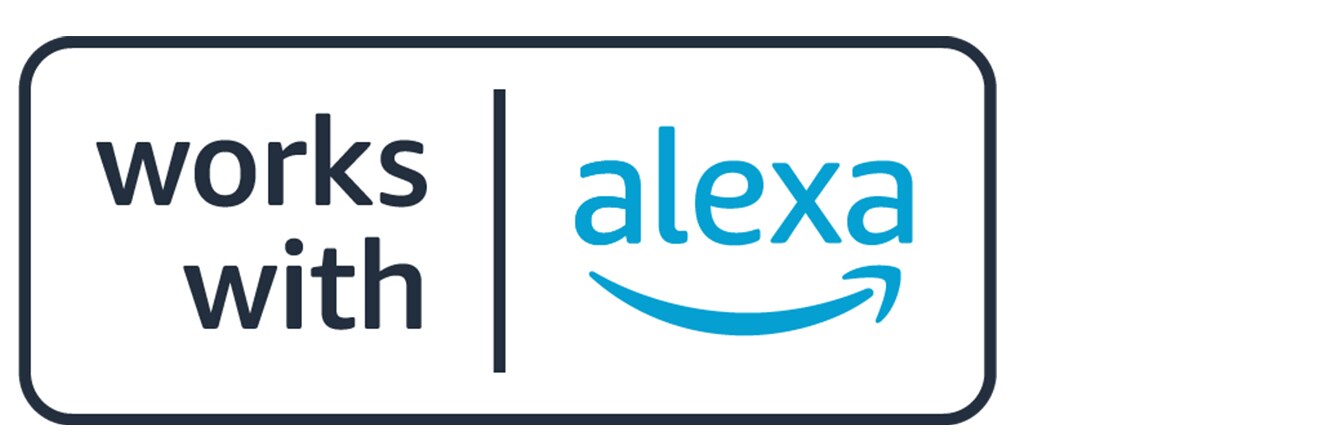 Works with Amazon Alexa badge
