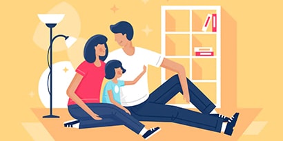 illustration of family