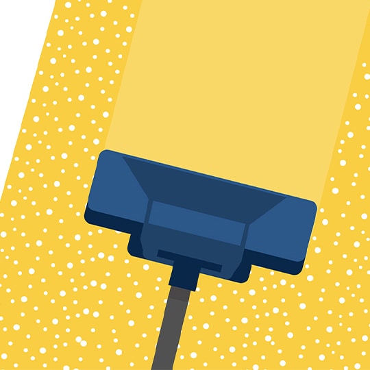To neutralize and remove odors from rugs and carpets, liberally sprinkle baking soda and use a broom to brush the powder into the fibers. Wait 15 minutes, then use a vacuum cleaner with a HEPA filter to capture odor-causing contaminants.