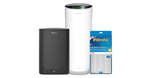 Filtrete room air purifiers and filters
