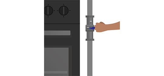 During a hurricane, it’s a good idea to disconnect appliances that use gas.