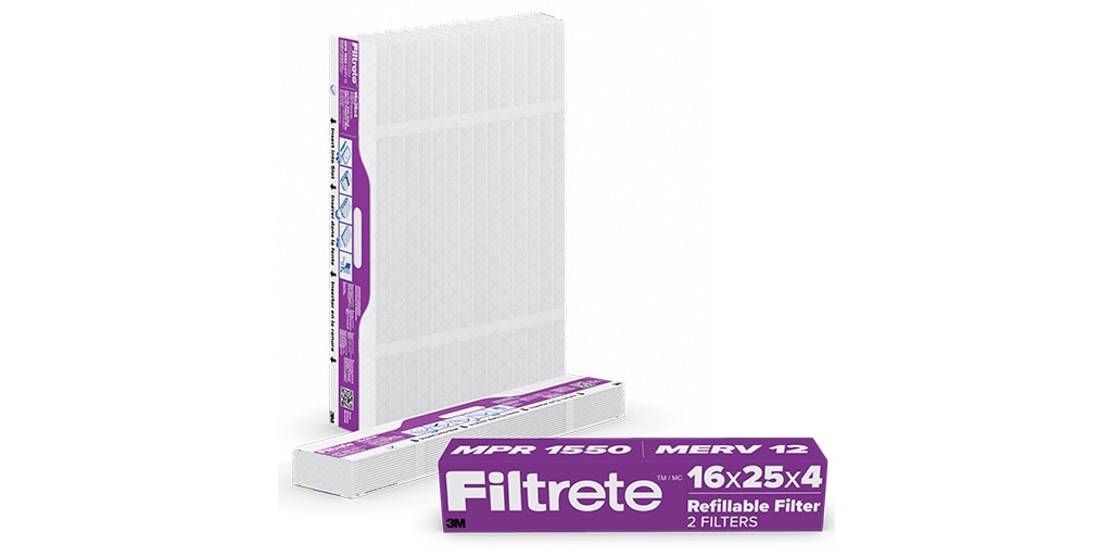 Filtrete Refillable Filter Refills 1550 MPR product in package and expanded
