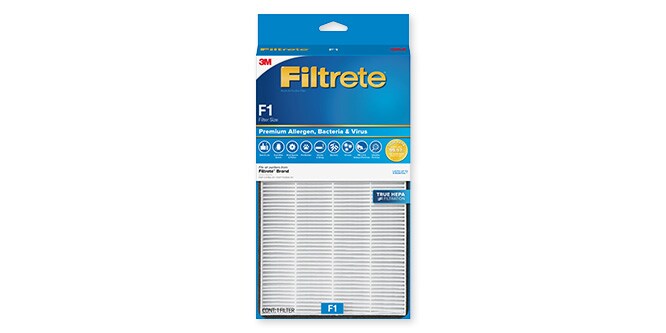 2 Filtrete™ air filters and a replacement air filter side by side.
