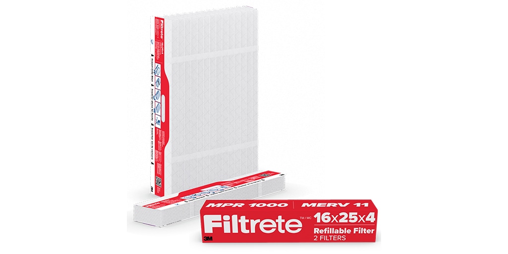 Filtrete Refillable Filter Refills 1000 MPR product in package and expanded
