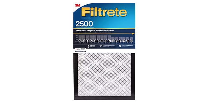 MPR 2500 Filtrete 1 inch Filter 
