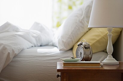 Replace your pillow once a year because bacteria and dust mites can build up