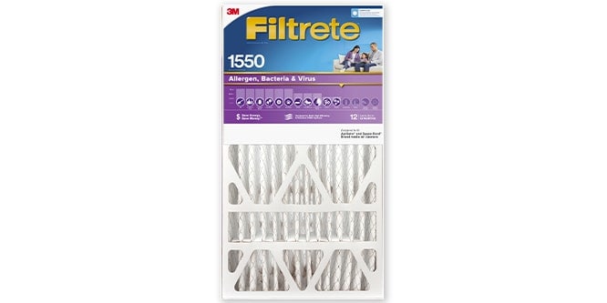 Filtrete™ MPR 1550 Allergen, Bacteria & Virus Air Filter (4
