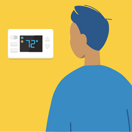 Keep an eye on the thermostat