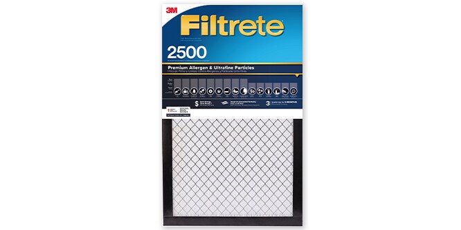 Filtrete™ MPR 2500 Premium Allergen & Ultrafine Particles Air Filters
