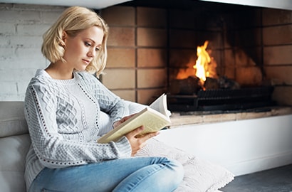 Install a carbon monoxide detector if you have a wood-burning oven or fireplace.