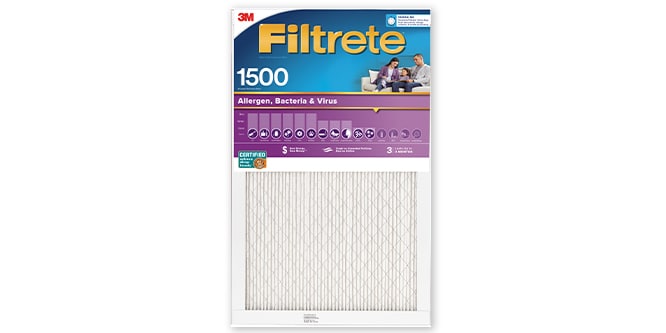 Filtrete™ MPR 1500 Allergen, Bacteria & Virus Air Filters
