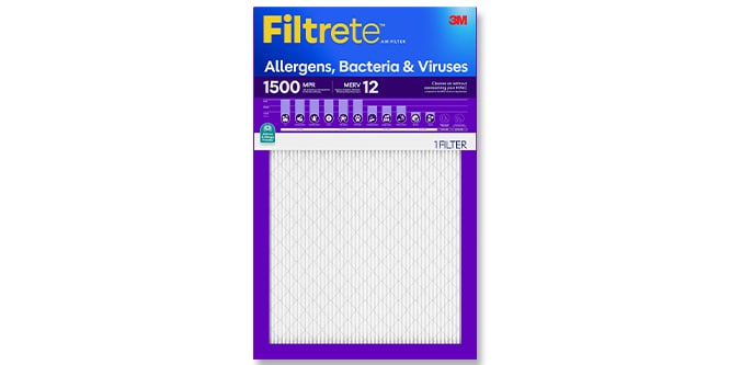 Filtrete™ MPR 1500 Allergen, Bacteria & Virus Air Filter
