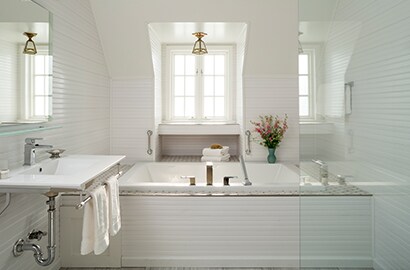 Wipe down the bathroom sink and counter after your morning shower
